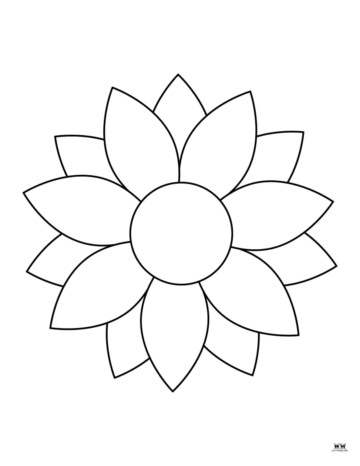 Flower Coloring Book Pages
