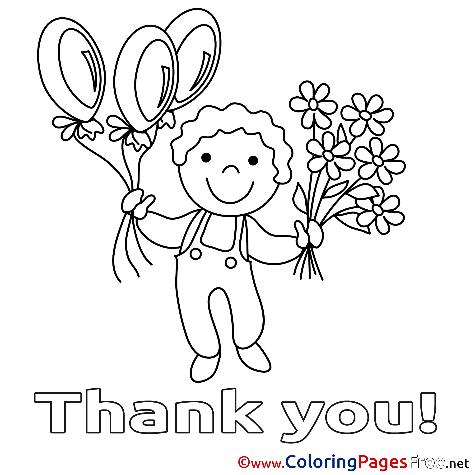 Free Printable Thank You Coloring Pages At GetColorings Free 