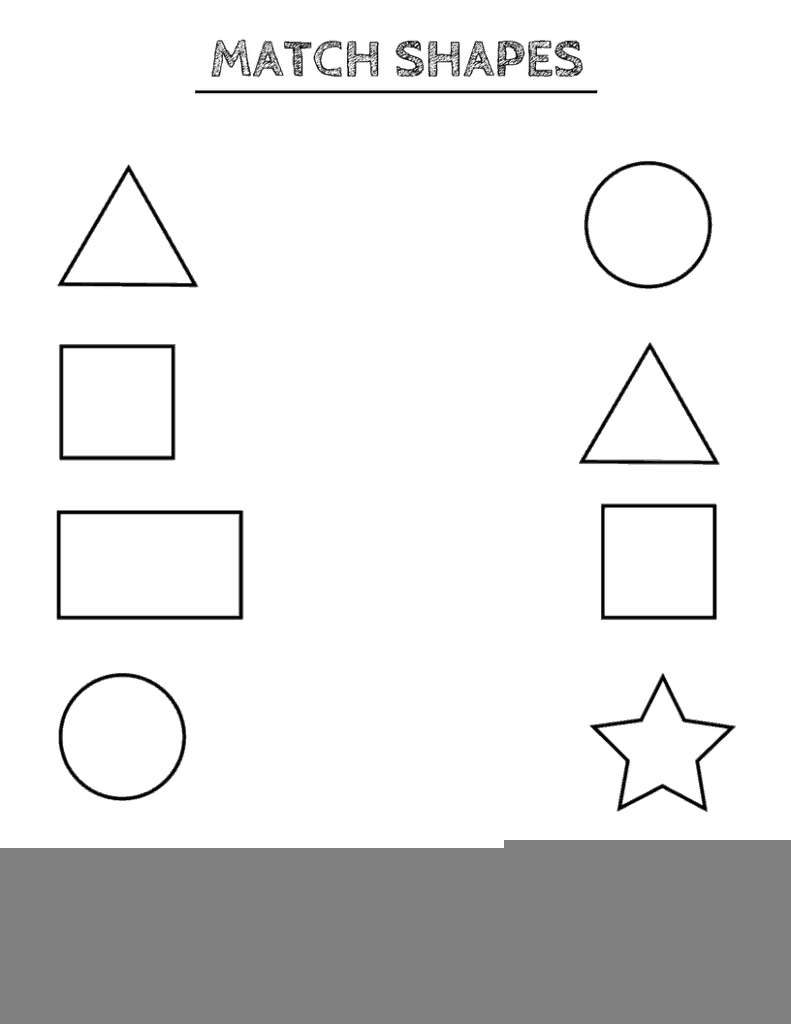 Free Shape Worksheets Kindergarten Printable Preschool Worksheets 