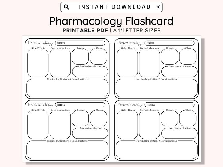 Nursing Pharmacology Flashcards