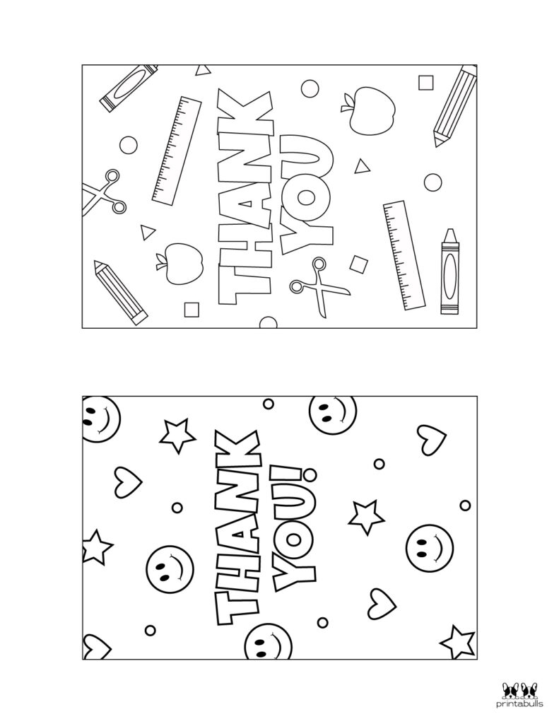 printable coloring pages thank you