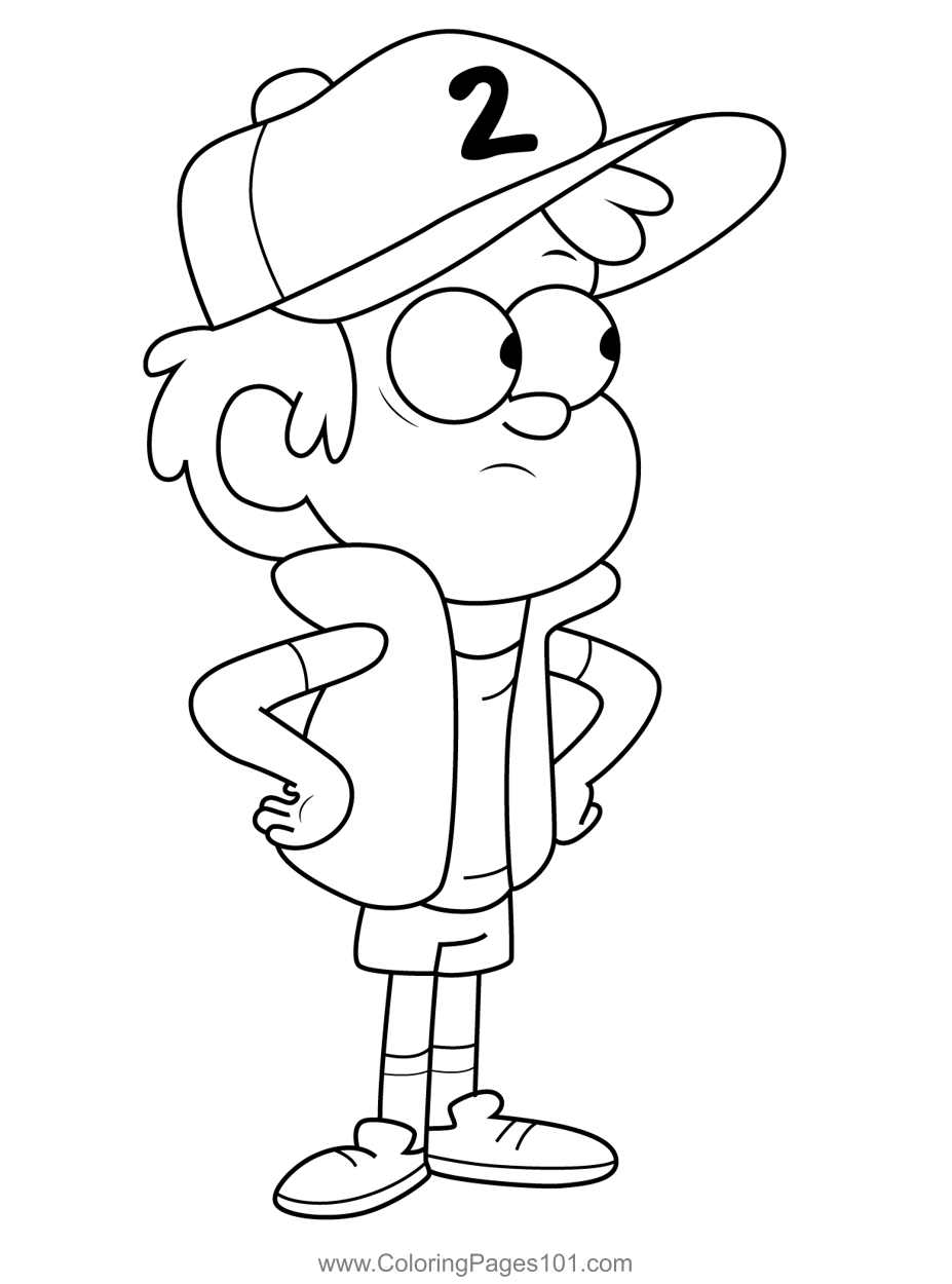 Coloring Pages Gravity Falls
