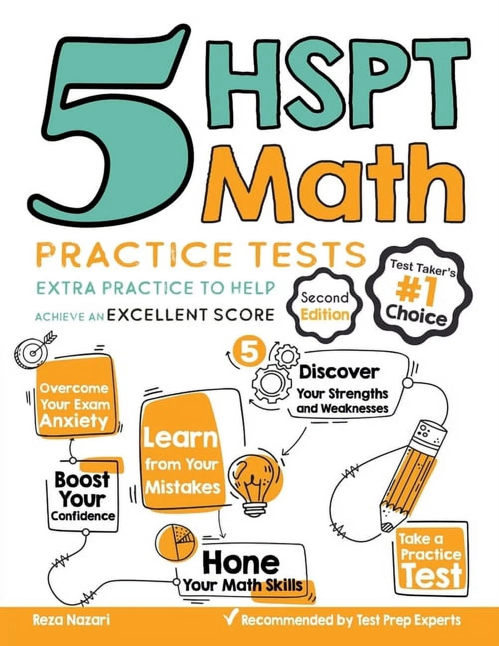 5 HSPT Math Practice Tests Extra Practice To Help Achieve An Excellent Score Paperback Walmart Business Supplies