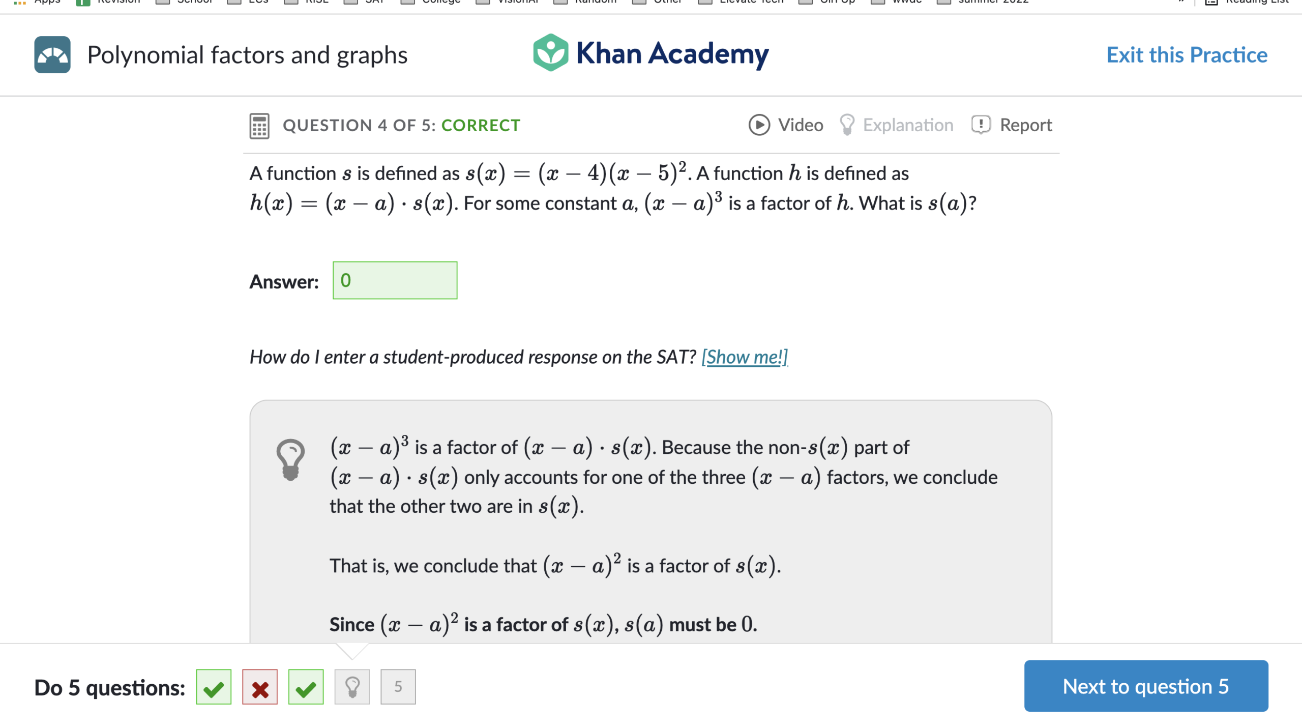 Can Anyone Please Explain This To Me Khan Academy Math Practice Question R Sat