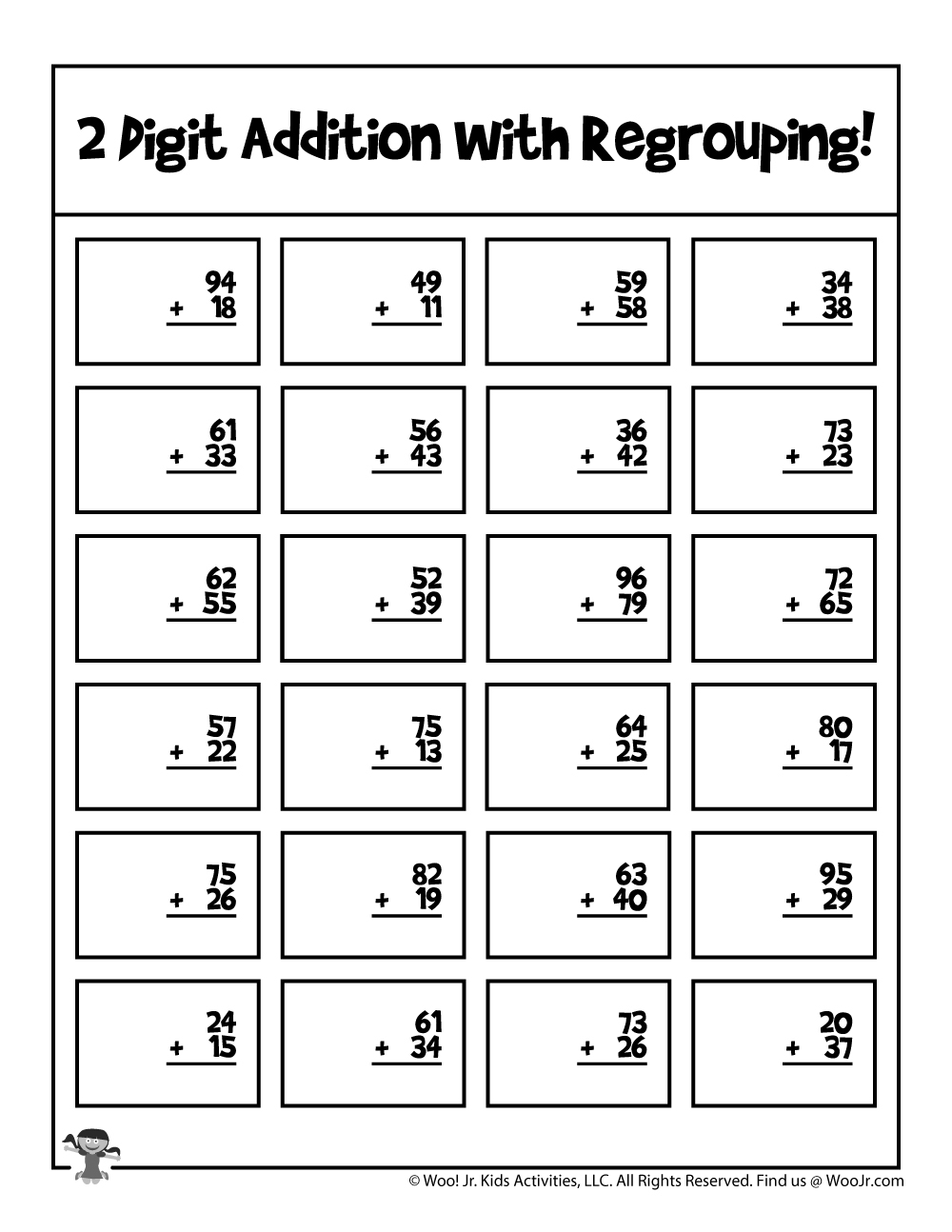 Math Regrouping Worksheets Woo Jr Kids Activities Children s Publishing Math Regrouping Worksheets Woo Jr Kids Activities Children s Publishing