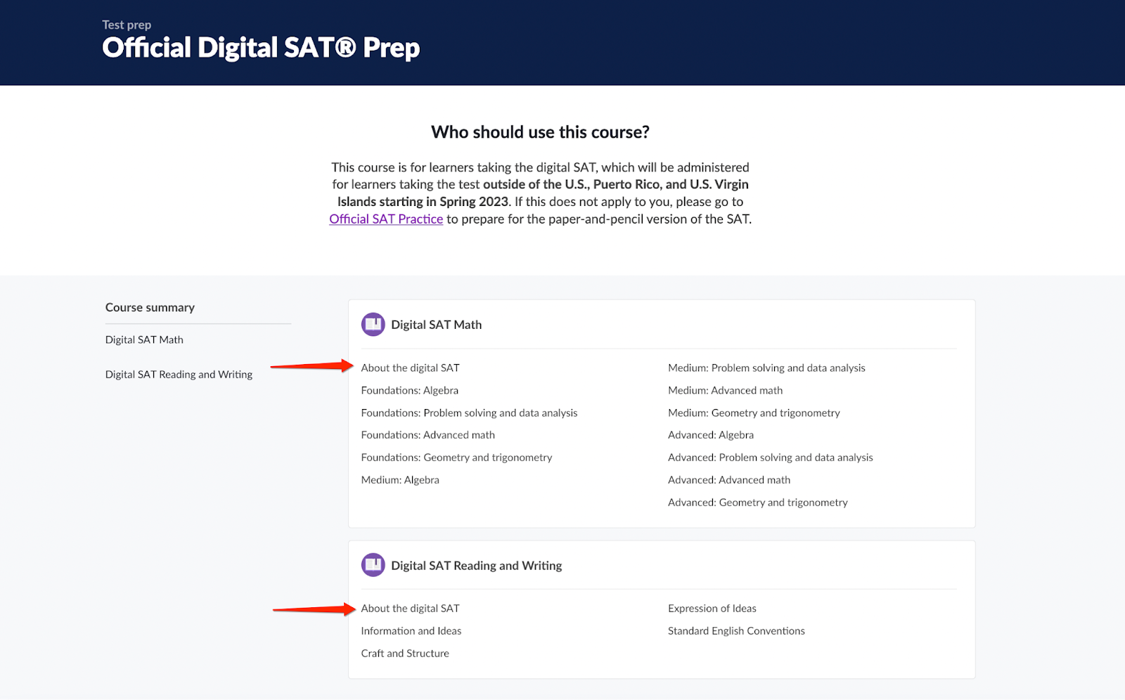 Overview Of The Official Digital SAT Prep On Khan Academy Khan Academy Help Center